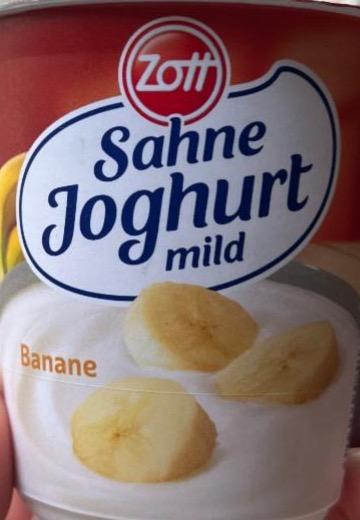 Фото - Sahne jogurt mild banane Zott