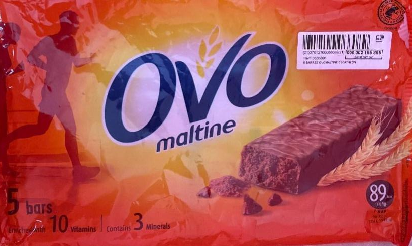 Фото - Barres à l'extrait de malt d'orge Ovomaltine