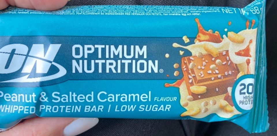 Фото - Батончик протеїновий Peanut&salted Caramel Optium Nutrition