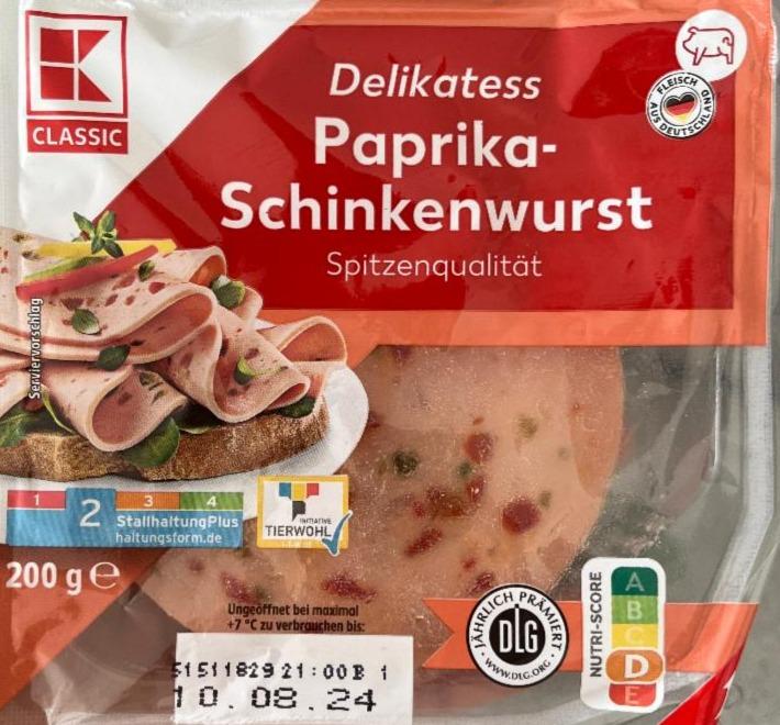 Фото - Paprika schinkenwurst K-Classic