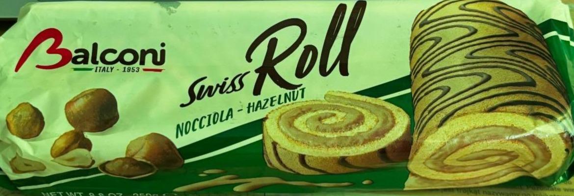 Фото - Swiss roll nocciola - hazelnut Balconi