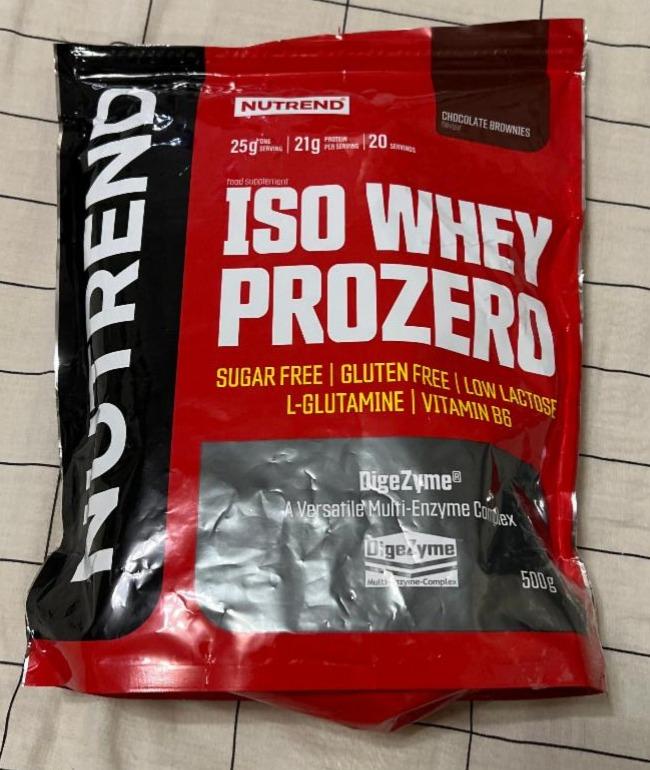 Фото - Протеїн Protein Iso Whey Prozero Nutrend