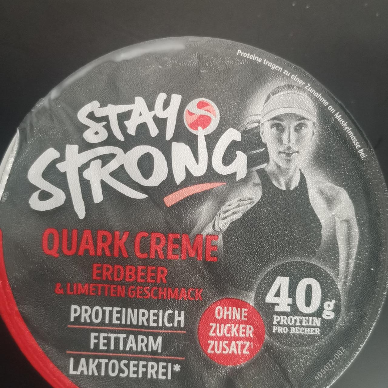 Фото - Quark creme erdbeer & limetten Stay Strong