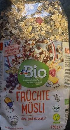 Фото - Früchte Müsli ohne Zuckerzusatz dmBio