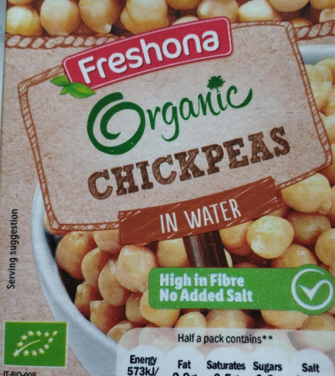 Фото - Organic Chick peas Freshona