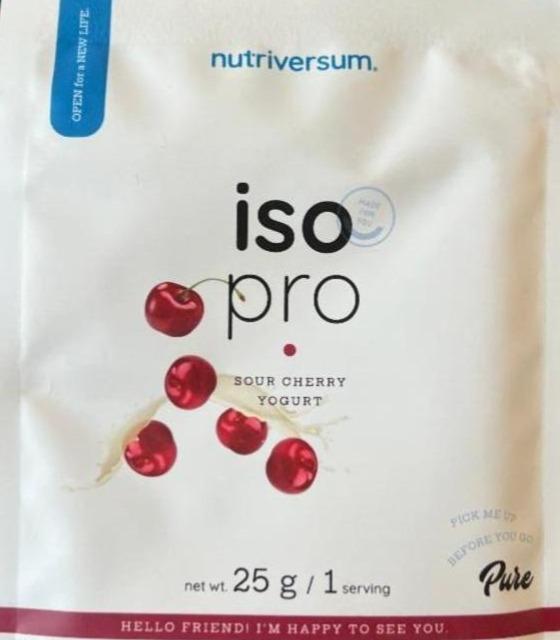 Фото - Iso pro cherry yogurt Nutriversum