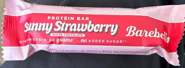 Фото - Protein Bar Sunny Strawberry Barebells