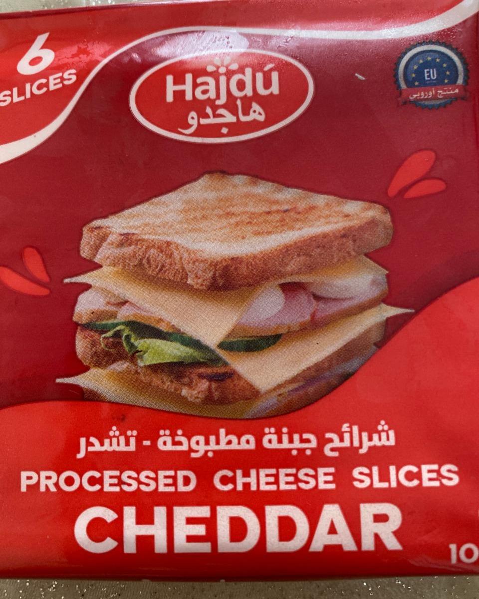 Фото - Processed Cheese Slicess Cheddar Hajdú