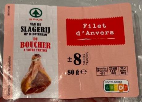 Фото - Filet d’Anvers Spar