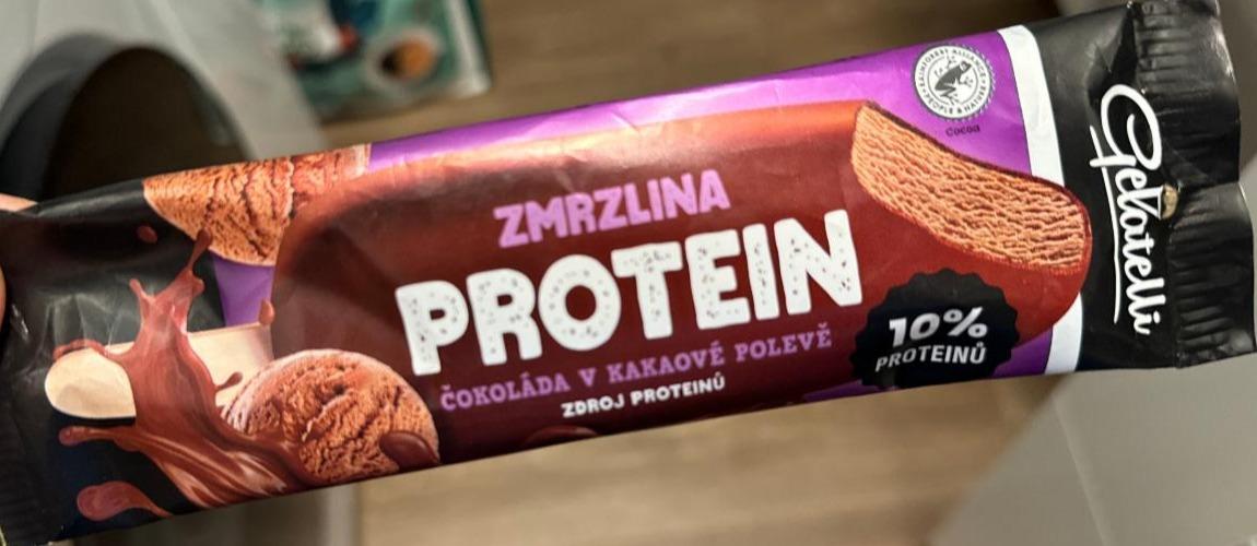 Фото - Zmrzlina protein čokoláda v kakaové polevě Gelatelli