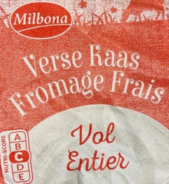 Фото - Verse kaas fromage frais Milbona