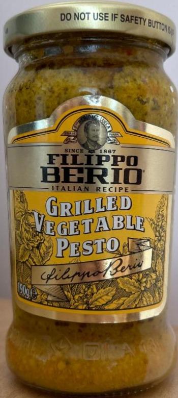 Фото - Grilled vegetable pesto Filippo Berio