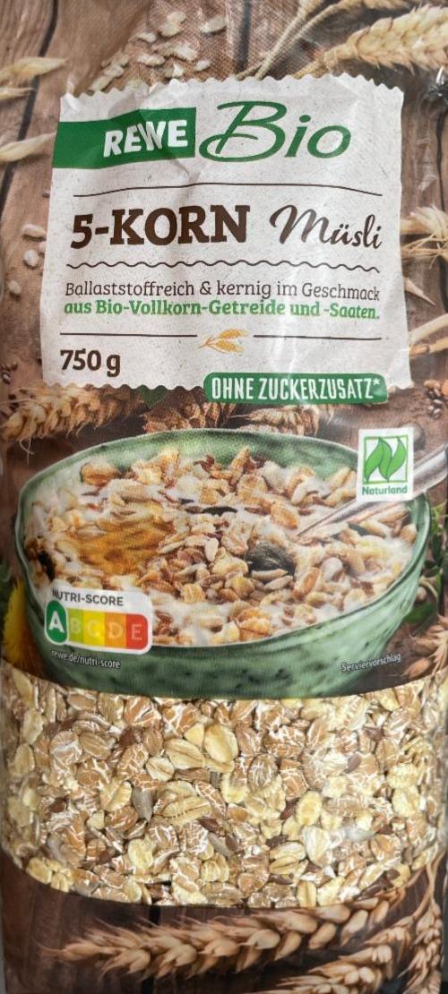 Фото - Мюслі 5-Korn Rewe Bio