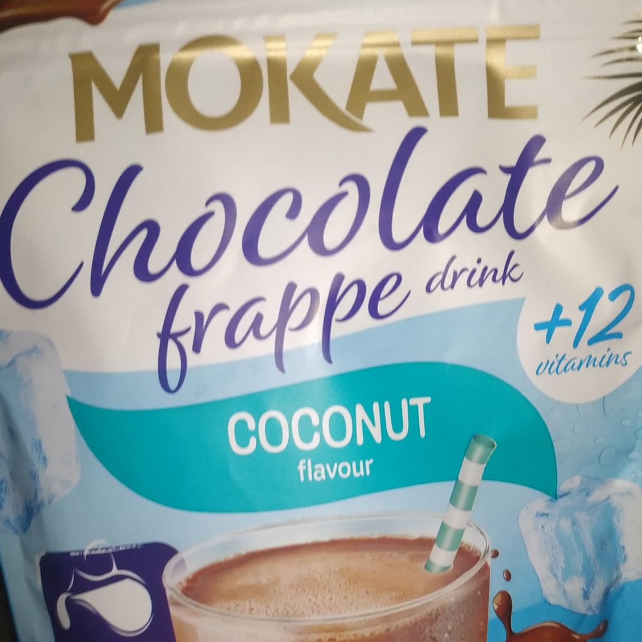 Фото - Напій шоколадний розчинний Chocolate Frappe Drink із смаком кокосу Mokate