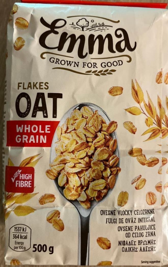 Фото - Flakes Oat Whole Grain Emma Grown For Good