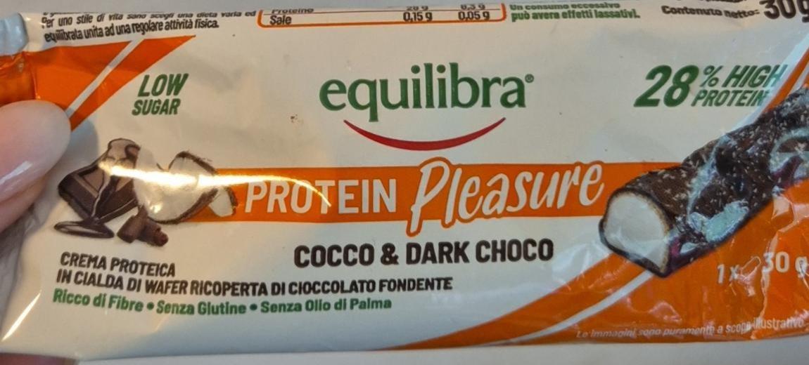 Фото - Protein pleasure cocco & dark choco Equilibra