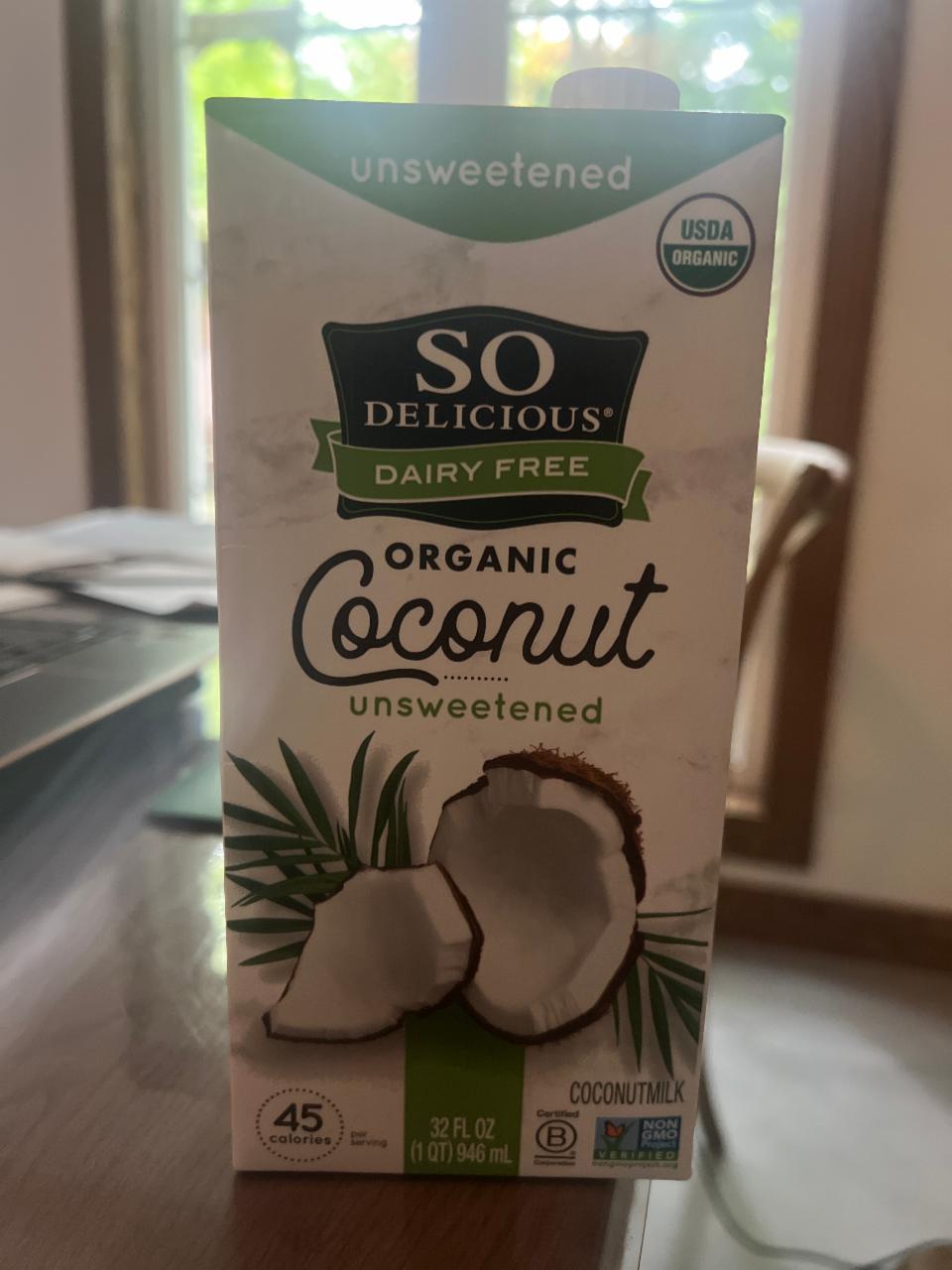 Фото - Напій кокосовий Coconut Organic Unsweetened So Delicious