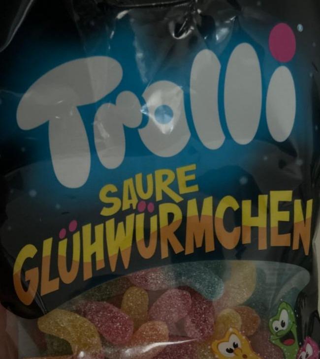 Фото - Желейки saure gluhwurmchen Trolli