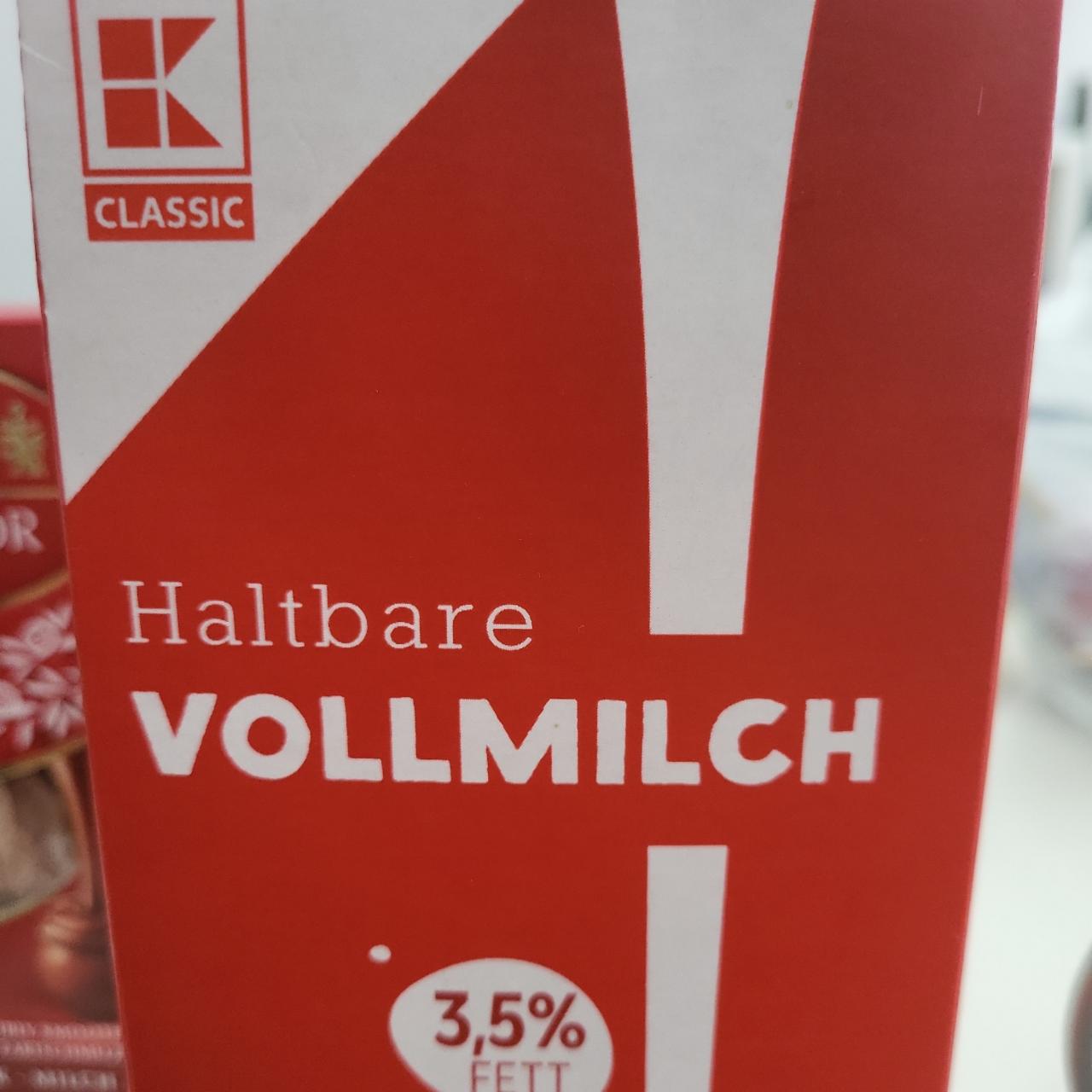 Фото - Молоко 3,5% Vollmilch K-Classic