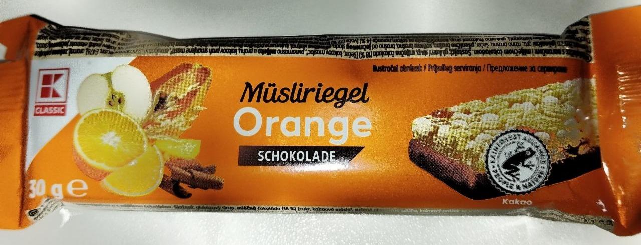 Фото - Müsliriegel orange schokolade K-Classic