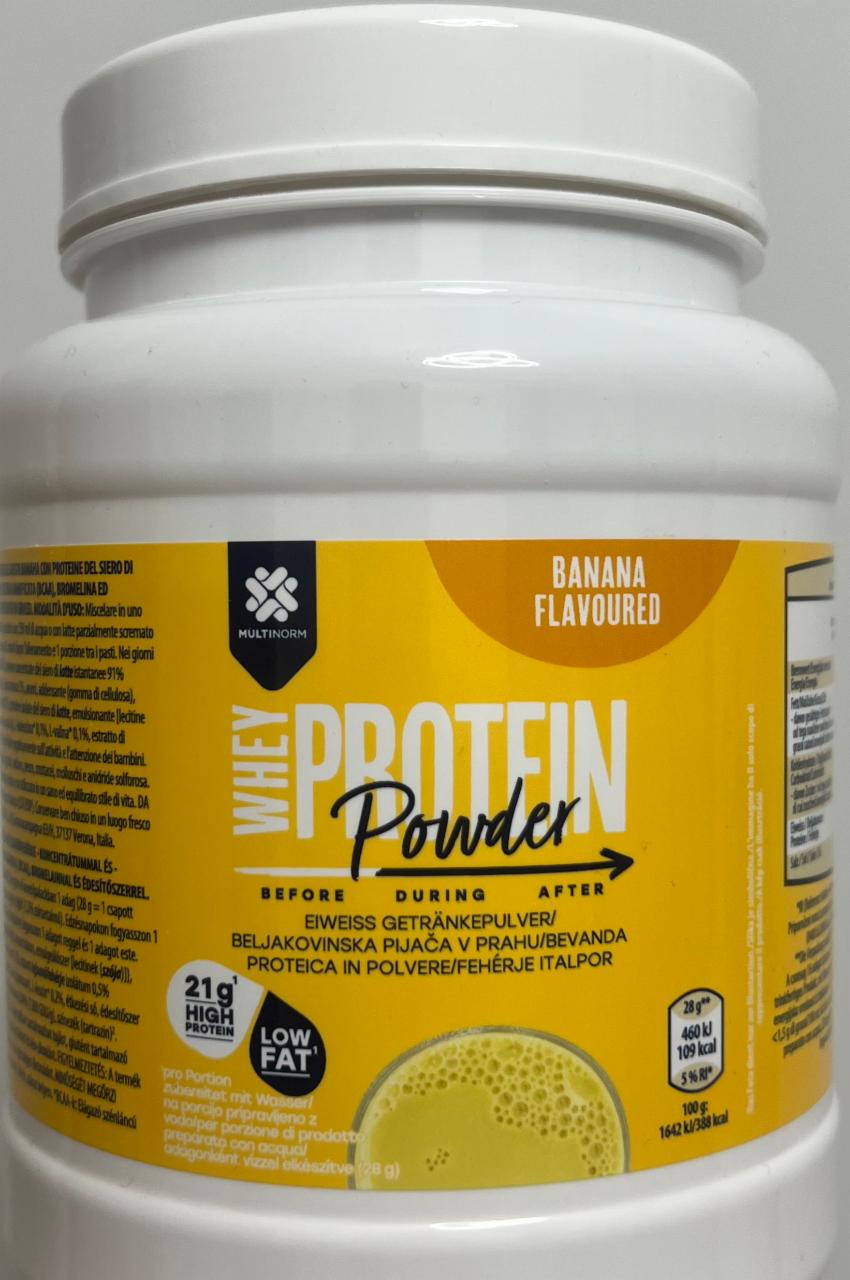 Фото - Протеїн Whey Protein Powder Banana Flavoured Multinorm