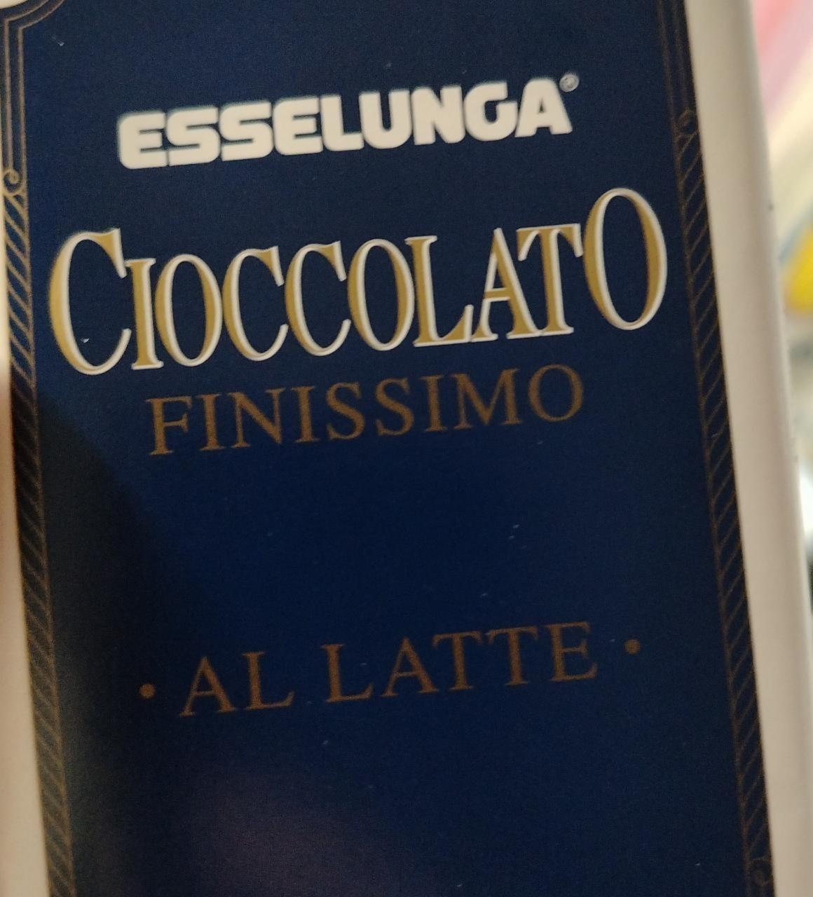 Фото - Cioccolato al latte finissimo Esselunga