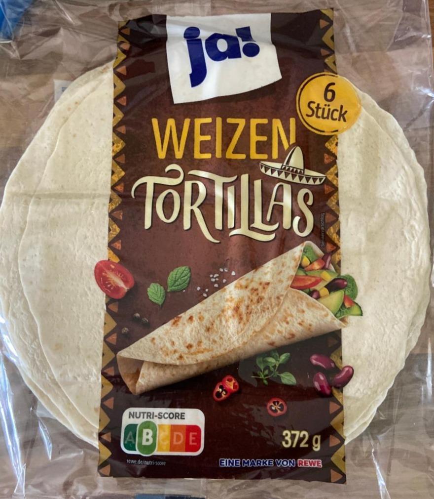 Фото - Пшеничні коржі Weizen Tortillas Ja!