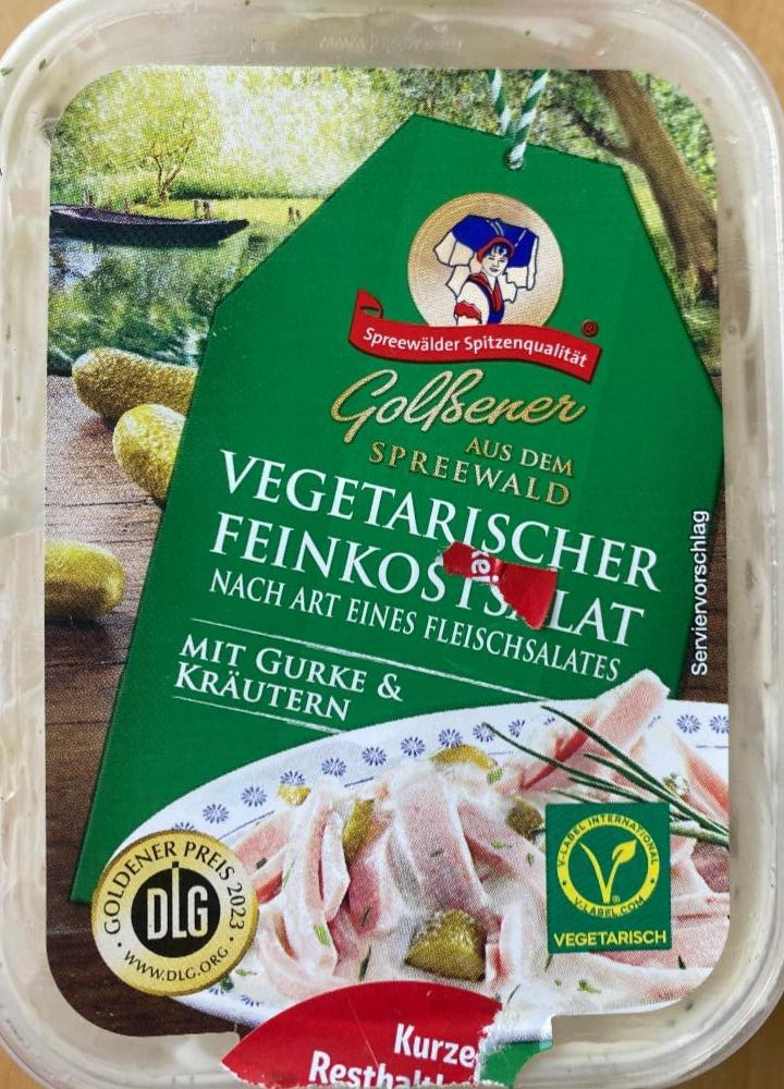 Фото - Vegetarischer Feinkostsalat mit Gurken & Kräutern Golßener