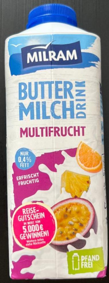 Фото - Butter Milch Drink Multifrucht Milram