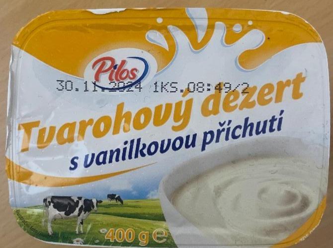 Фото - Tvarohový dezert s vanilkovou příchutí Pilos