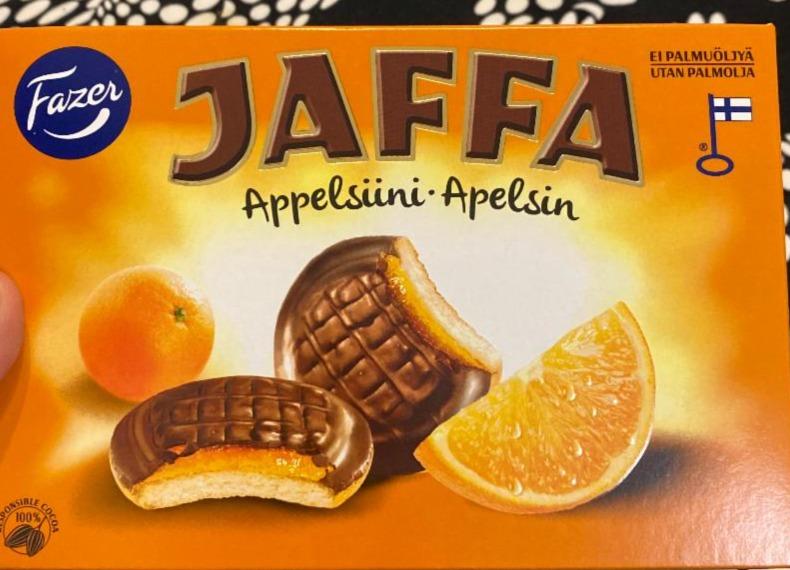 Фото - Печиво з апельсиновою начинкою Apelsin Jaffa Fazer