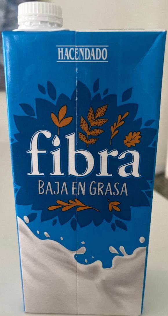 Фото - Leche fibra baja en grasa Hacendado