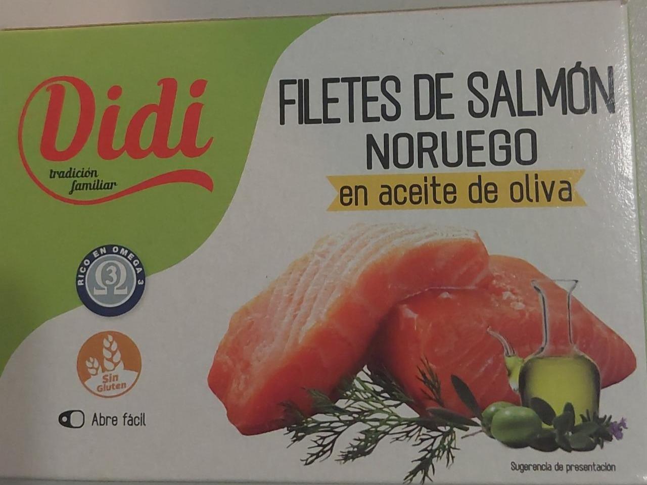 Фото - Filetes De Salmon Noruego en aceite de oliva Didi