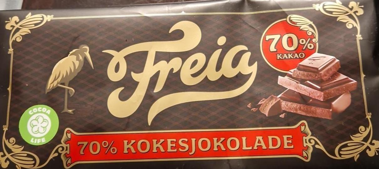 Фото - Kokesjokolade 70% kakao Freia