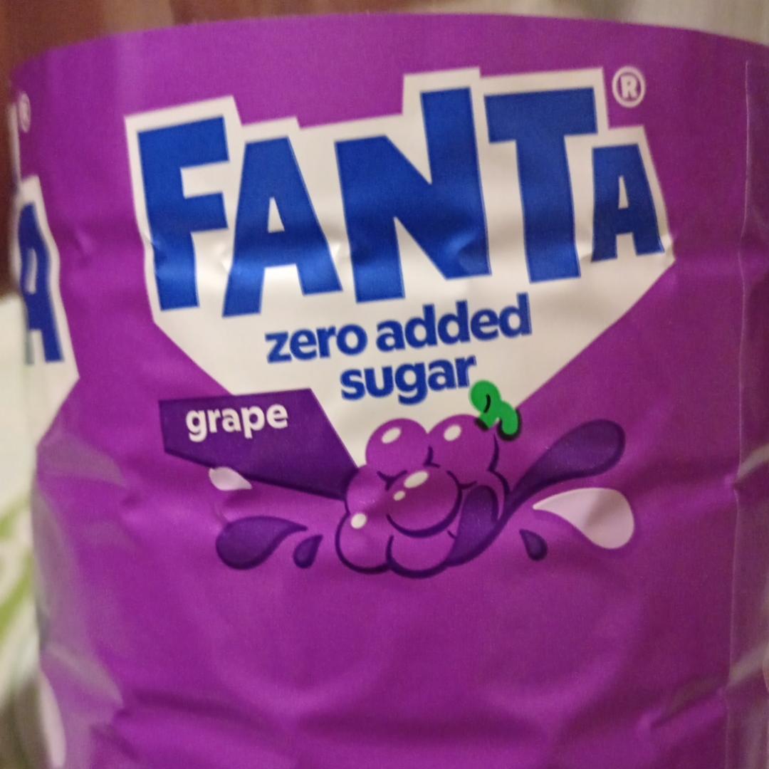 Фото - Напій безалкогольний газований Grape без цукру Fanta