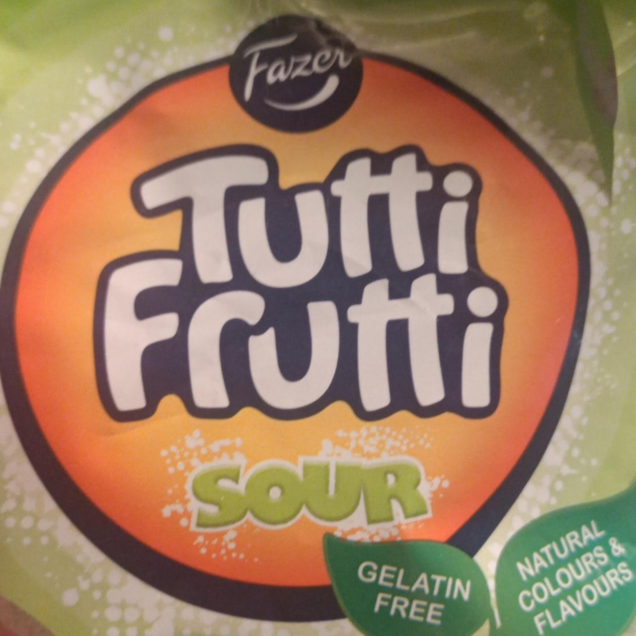 Фото - Tutti frutti fruit jelly sour Fazer