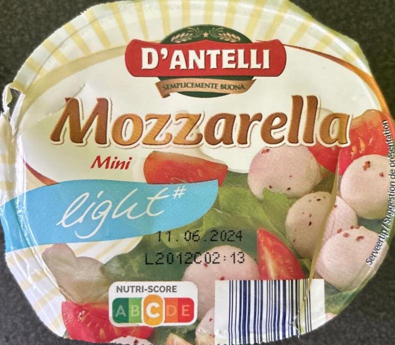 Фото - Mozzarella mini light D’Antelli