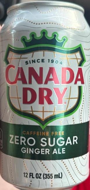 Фото - Zero Sugar Ginger Ale Canada Dry