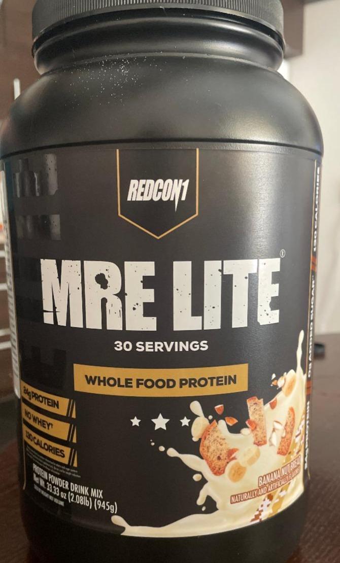 Фото - Mre Lite whole food protein banana nut bread Redcon1