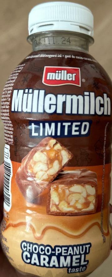 Фото - Müllermilch limited choco-peanut caramel Müller