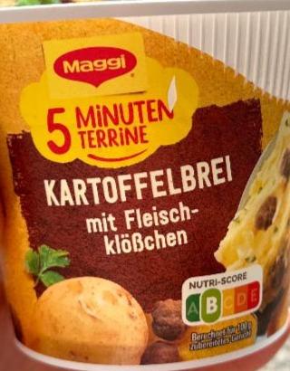 Фото - Пюре швидкого приготування Kartoffelbrei mit Fleischklößchen Maggi