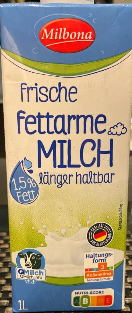 Фото - Frische fettarme Milch Milbona