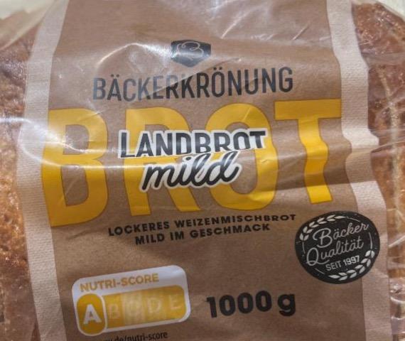 Фото - Brot landbrot mild Bäckerkrönung