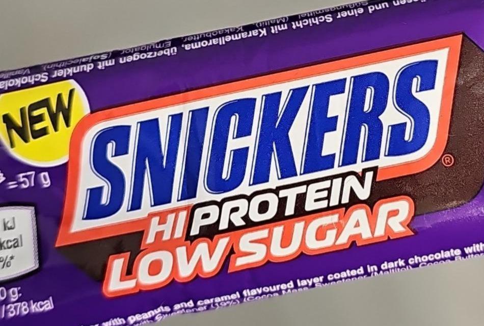 Фото - Hi-Protein low sugar bar dark chocolate Snickers