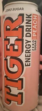 Фото - Energy drink zero sugar peach Tiger