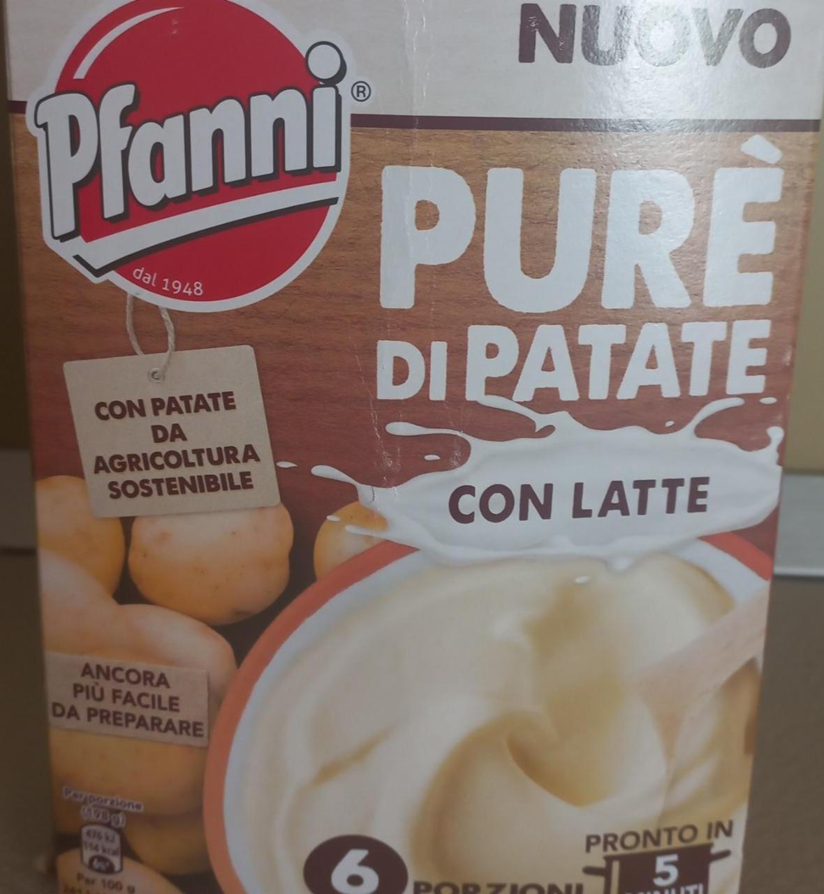 Фото - Pure di Patate Con Latte Pfanni