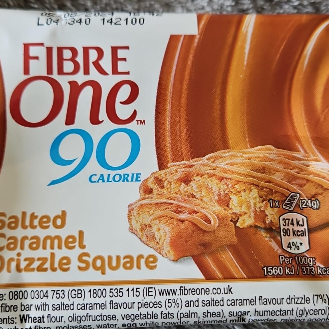 Фото - 90 calorie salted caramel drizzle squares Fibre One