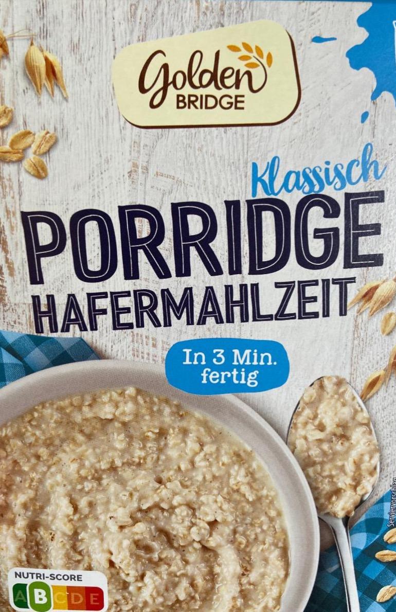 Фото - Klassisch porridge hafermahlzeit Golden Bridge