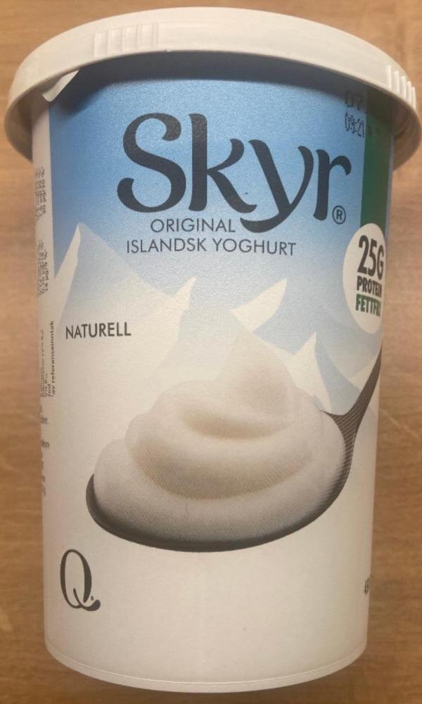 Фото - Yoghurt original islandsk naturell Skyr