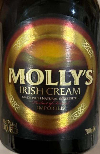 Фото - Лікер 17% Irish Cream Molly's